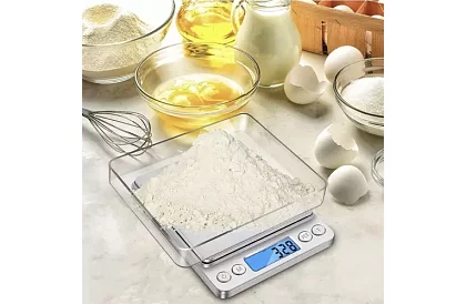 Digitálna kuchynská váha do 500 g – presnosť 0,01 g