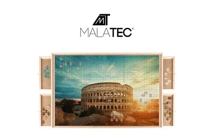 Podložka na skladanie puzzle s zásuvkami