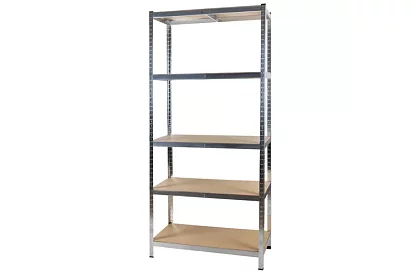 Skladový regál – 5 políc – 220 × 100 × 45 cm