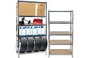 Skladový regál – 5 políc – 220 × 100 × 45 cm