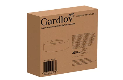 Stínící páska na plot antracit panelová 450 g/m2 - 4,75 cm × 35 m