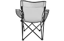 Skladacie rybárske kreslo – šedé kempingové kreslo