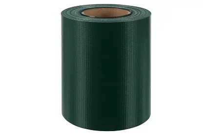 Stínící páska na plot zelená – panelová 450 g/m2 + klipy