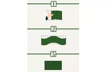 Stínící páska na plot hnedá – panelová 450 g/m2 + klipy