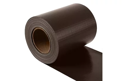 Stínící páska na plot hnedá – panelová 450 g/m2 + klipy