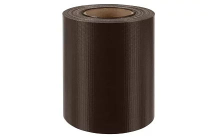 Stínící páska na plot hnedá – panelová 450 g/m2 + klipy