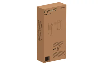 Skladací záhradné kľačadlo 3v1 – kľačadlo, lavička a organizér s náradím