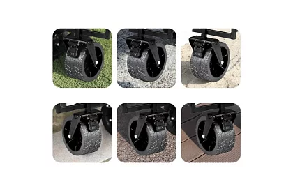 Skladací plážový prepravný vozík - do 100kg