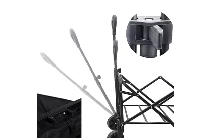 Skladací plážový prepravný vozík - do 100kg