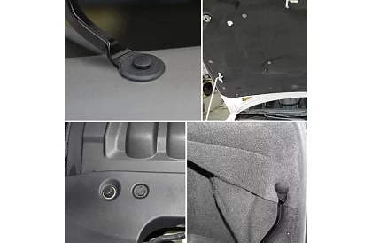 Univerzálny set auto klipov a spon + stahováky