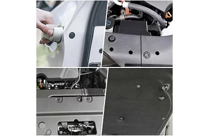 Univerzálny set auto klipov a spon + stahováky