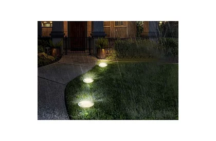 Solárne záhradné osvetlenie Disk Lights - 12 kusov