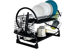 Odkvapkávač na riad - DUO black