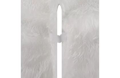 Podložka pod vianočný stromček - 90 cm - biela kožušina