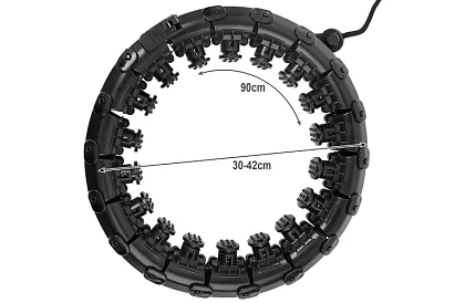 Masážny obruč – fitness hula hoop