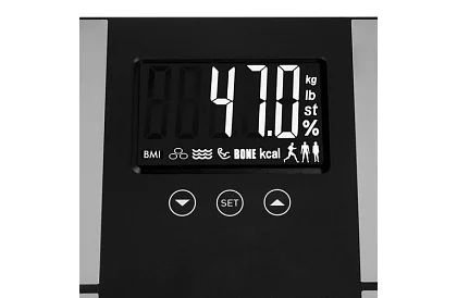 LCD Analytická osobná váha 225 kg – meranie BMI