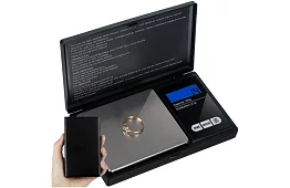 Váha s podsvieteným displejom na šperky 0,1 g až 500 g