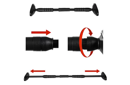 Nastaviteľná hrazda do dverí – nosnosť až 180 kg