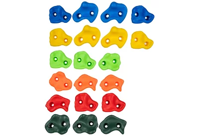 Lezecké chyty – lezecká sada pre deti 20 kameňov + 2 madlá