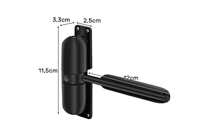 Pružinový dverový zavírač s nastaviteľnou silou ťahu