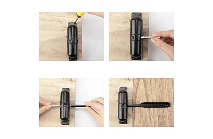 Pružinový dverový zavírač s nastaviteľnou silou ťahu