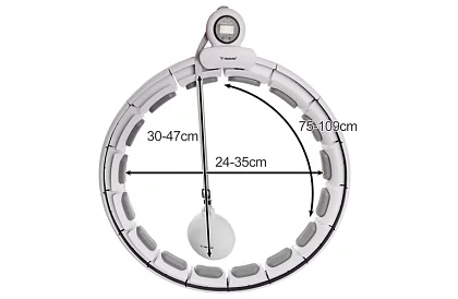 Masážny obruč s počítadlom – fitness Hula Hoop