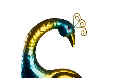 Záhradná solárna lampa – Páv