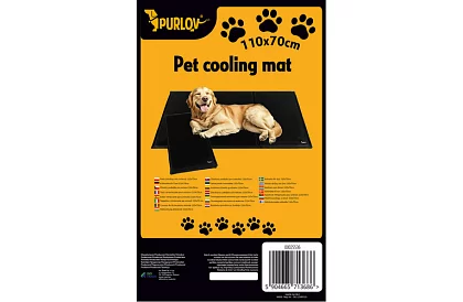 Chladiaca gélová podložka čierna  - 110 x 70 cm