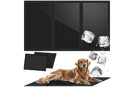 Chladiaca gélová podložka čierna  - 110 x 70 cm