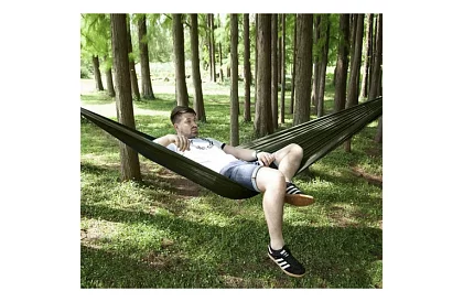 Turistická hojdačka s moskytiérou pre dve osoby – nosnosť 250 kg