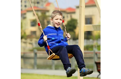 Detská závesná hojdačka na lanách