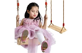 Detská závesná hojdačka na lanách