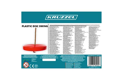 Detská závesná hojdačka na lane – plastový disk