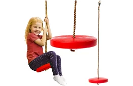 Detská závesná hojdačka na lane – plastový disk