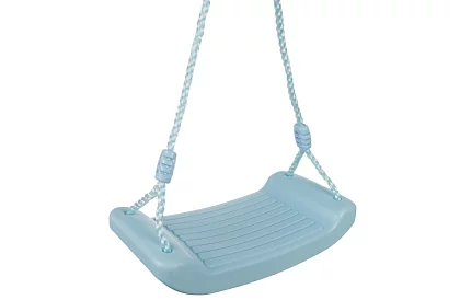 Detská závesná hojdačka na lanách – plastová – modrá