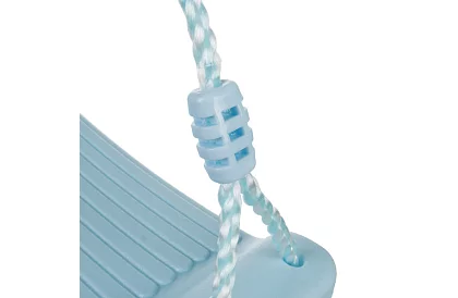 Detská závesná hojdačka na lanách – plastová – modrá