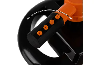 Záhradný otočný zavlažovač – 3ramenný