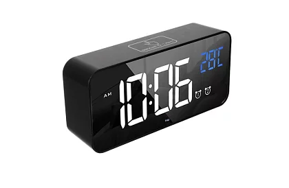 LED hodiny s budíkom - clapping clock