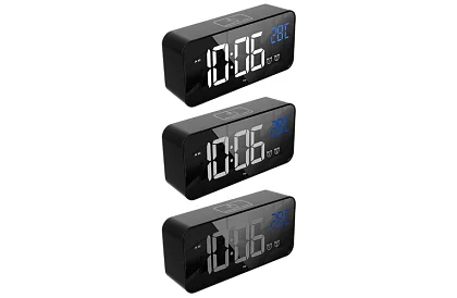 LED hodiny s budíkom - clapping clock