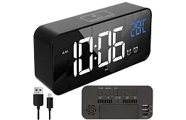 LED hodiny s budíkom - clapping clock