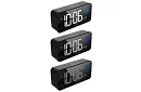 LED hodiny s budíkom - clapping clock