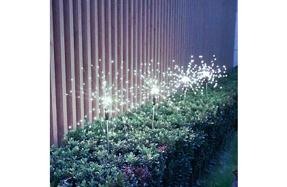 Solárne záhradné lampy 2 kusy – púpava