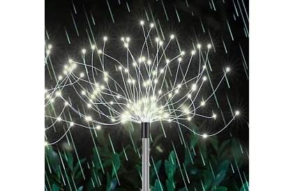 Solárne záhradné lampy 2 kusy – púpava