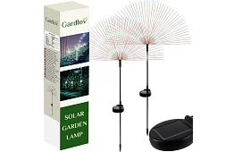 Solárne záhradné lampy 2 kusy – púpava