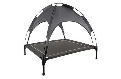 Vyvýšený krytý pelíšok pre psov