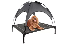 Vyvýšený krytý pelíšok pre psov