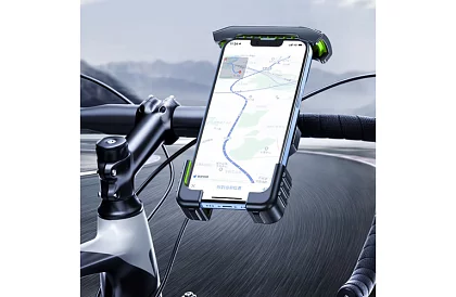 Držiak telefónu na riadidlá bicykla