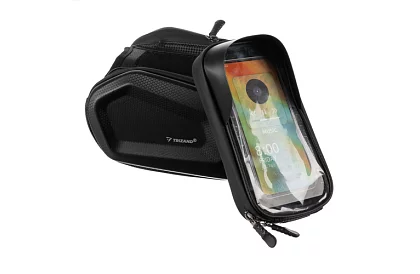 Vodotesná taška na bicykel s držiakom na mobil