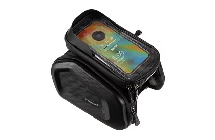 Vodotesná taška na bicykel s držiakom na mobil