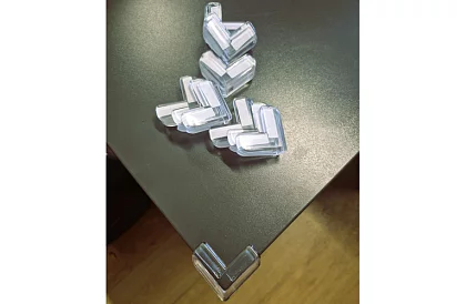 Silikónová ochrana rohov nábytku - sada 12 kusov